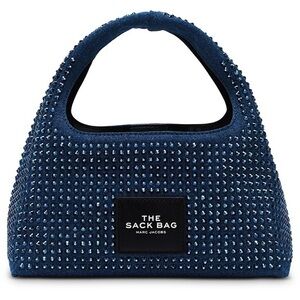 Marc Jacobs The Crystal Denim Mini Sack Bag